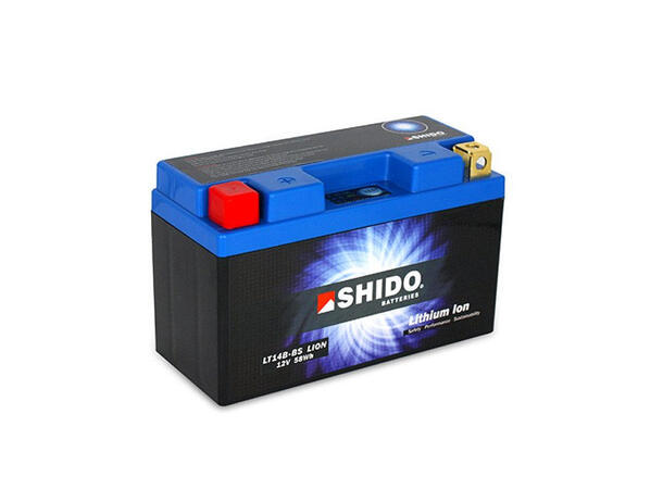 Shido LT14B-BS Lithium Batteri 12V, 4.8Ah, 60Wh, 150x65x144 